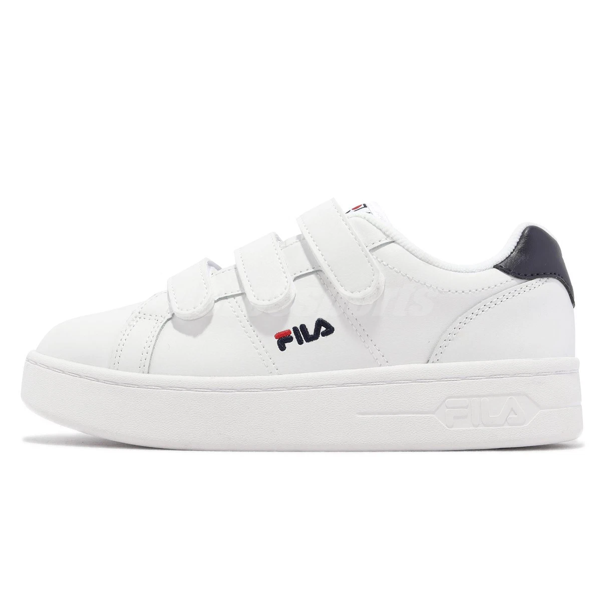 Fila Court Deluxe White Navy Strap Men Unisex Casual Lifestyle Platform  Shoes | eBay | Sneaker low