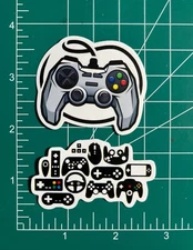 Video Game Controller - Stickers Skateboard  Decal Logo Retro Video Gaming