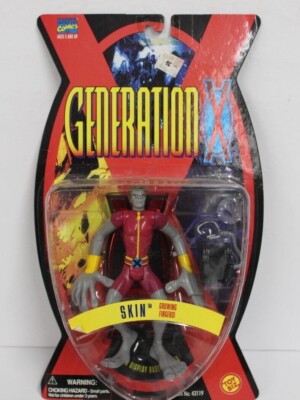 X-Men Marvel Comics Generation X Skin - Vintage Toy Biz Action Figure 1995 AF912