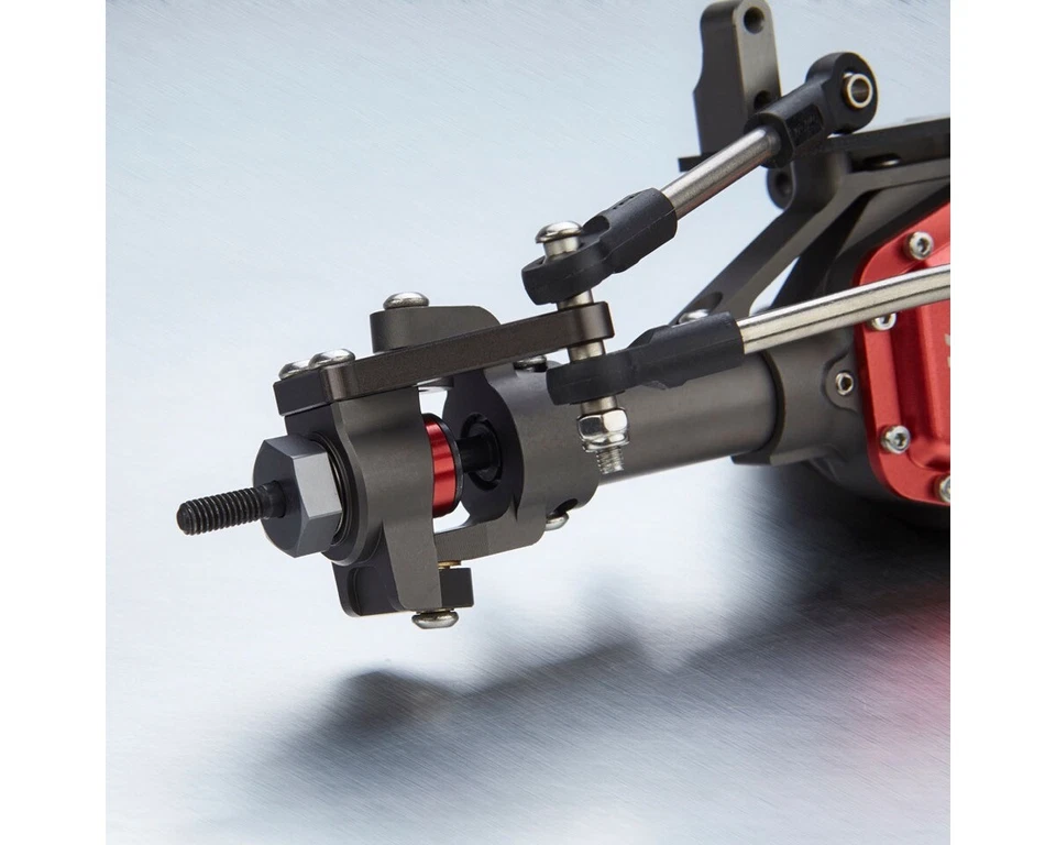 TFL Racing Antriebseinheit vorne komplett V2 für Axial SCX10 rot TC1507-21T  - Bild 2 von 4