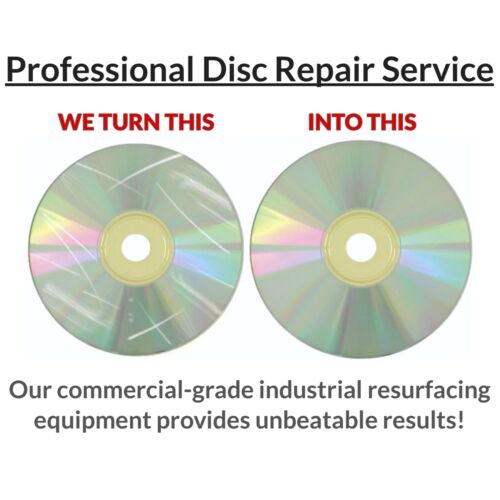 18 Game Disc Repair Service Fix Xbox 360 Circle Round Ring Laser Burn Scratches