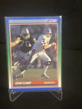 1990 Score #10 John Elway-Denver Broncos Legend #7-The Drive-NFL-HOF