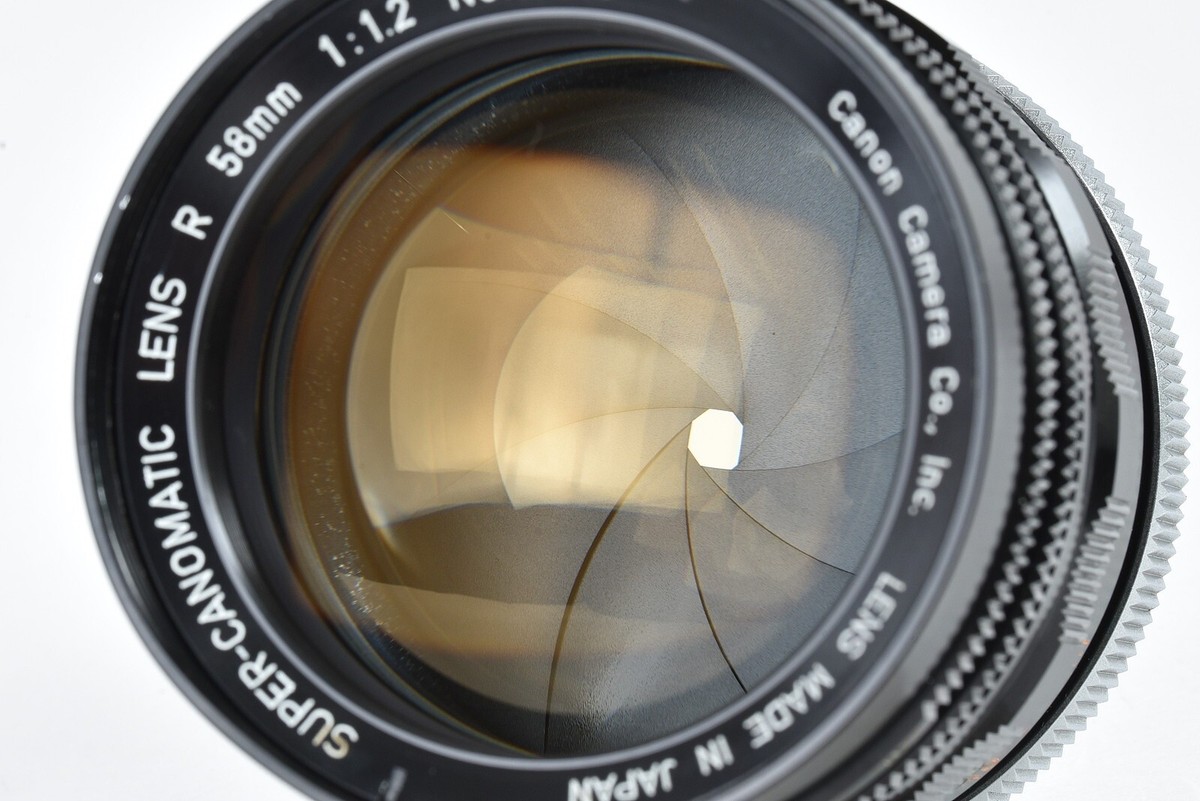 Canon Super Canomatic R 58mm f1.2 Lens FL / FD Mount [Very Canon Super Canomatic R 58mm f1.2 Lens FL / FD Mount [Very