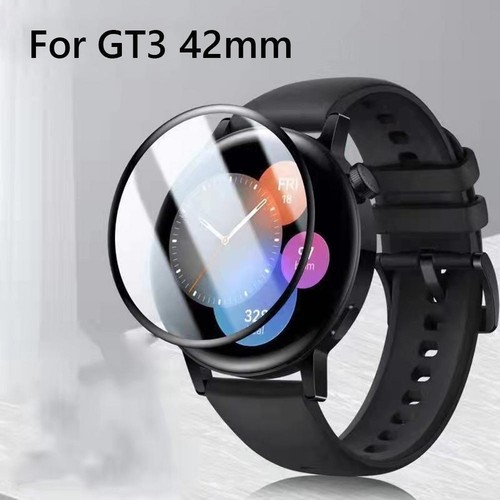 3D Full Cover Protective Film for Watch GT 3 42mm Protector (1Pcs) - Picture 1 of 7