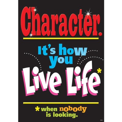 Character-it's how you... ARGUS Poster, 13.375'' x 19'' Trend Enterprises Inc. T-A