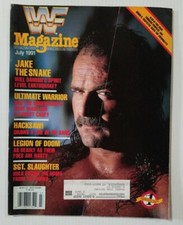 WWF Magazine July 1991 Jake the Snake Roberts Cover Texas Tornado Profiled WWE