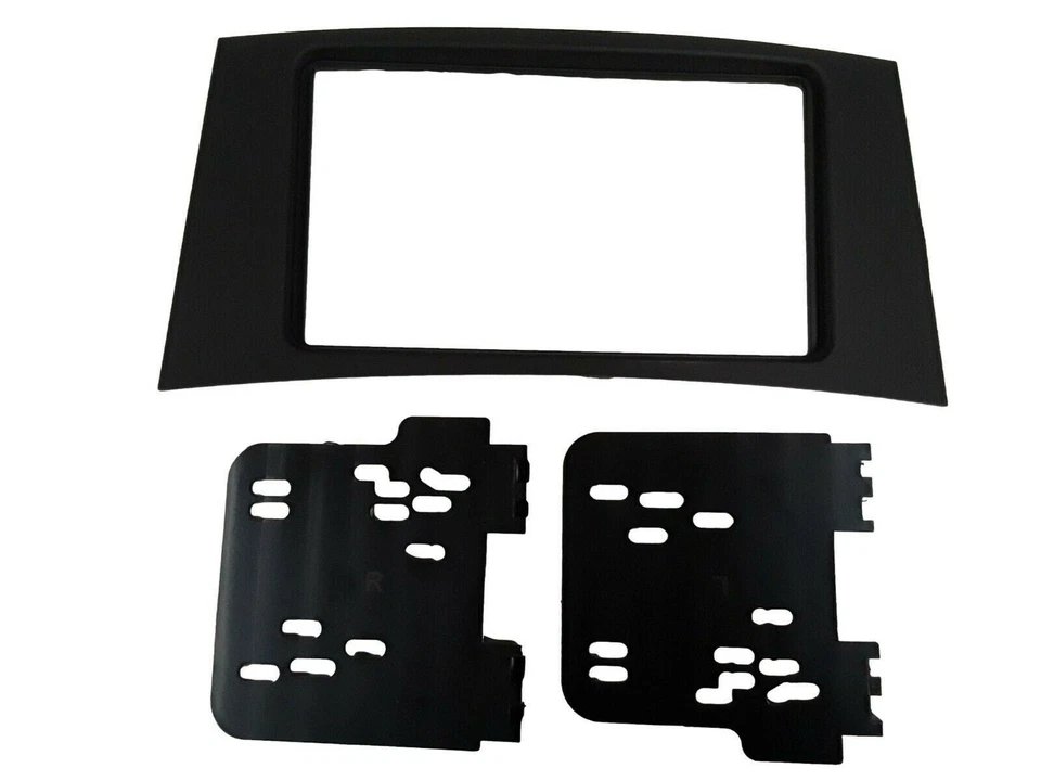 Kit de tablero estéreo para automóvil Metra 95-8732B doble DIN 2003-2009 Mercedes Benz Clase E Foto 3 de 4