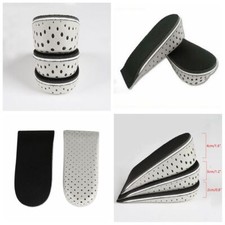 Taller Lift Height Increase Heel Shoe Pad Gel Shoe Insoles Insert Raise Unisex