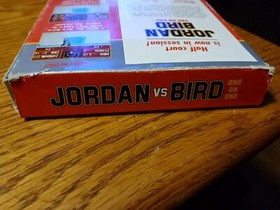 Jordan vs Bird One-On-One Nintendo Entertainment Game 1989 Auth Working NES CIB