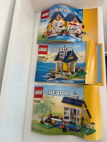 LEGO CREATOR: Beach Hut (31035) RETIRED ALL PARTS USED OPEN BOX *Read details