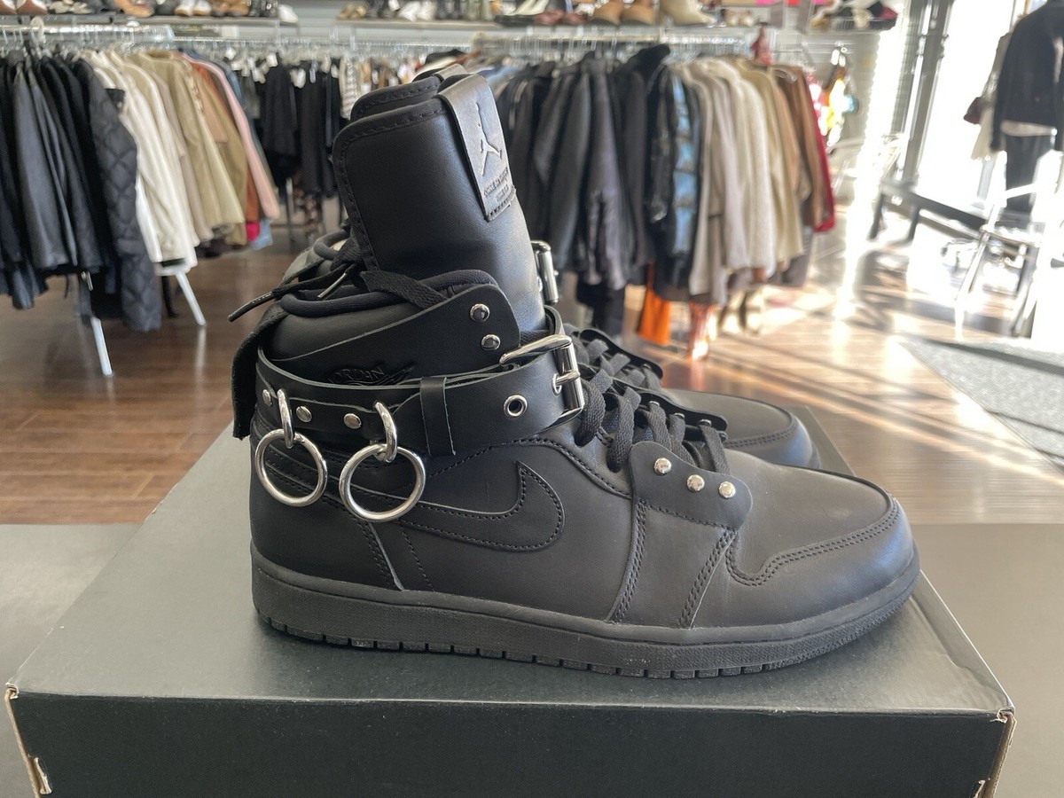 Jordan 1 Retro High Strap x Comme des Garcons Black 2019