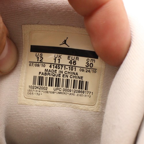 Nike Air Jordan 13 Retro Chicago Cherry White Men's Size 12 Sneaker 414571-101 - Picture 9 of 10