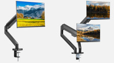 17-30" Monitor Arm Mount Dual Single Gas Desk Stand Computer HD LCD TV Screen
