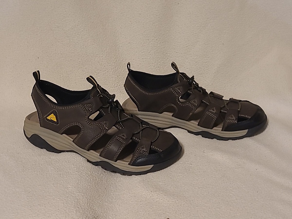 Ozark Trail Men\'s Size 9  Brown Sandals Shoes with Memory Foam Insole Ozark Trail Men main image 3