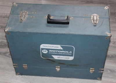 Motorola レザーボックス 工具箱 アメリカ ビンテージ Vintage