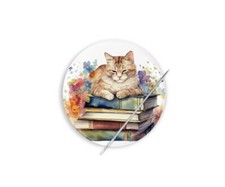Needle Minder, Cat Cross Stitch Needle Minder, Cat Needle Minder