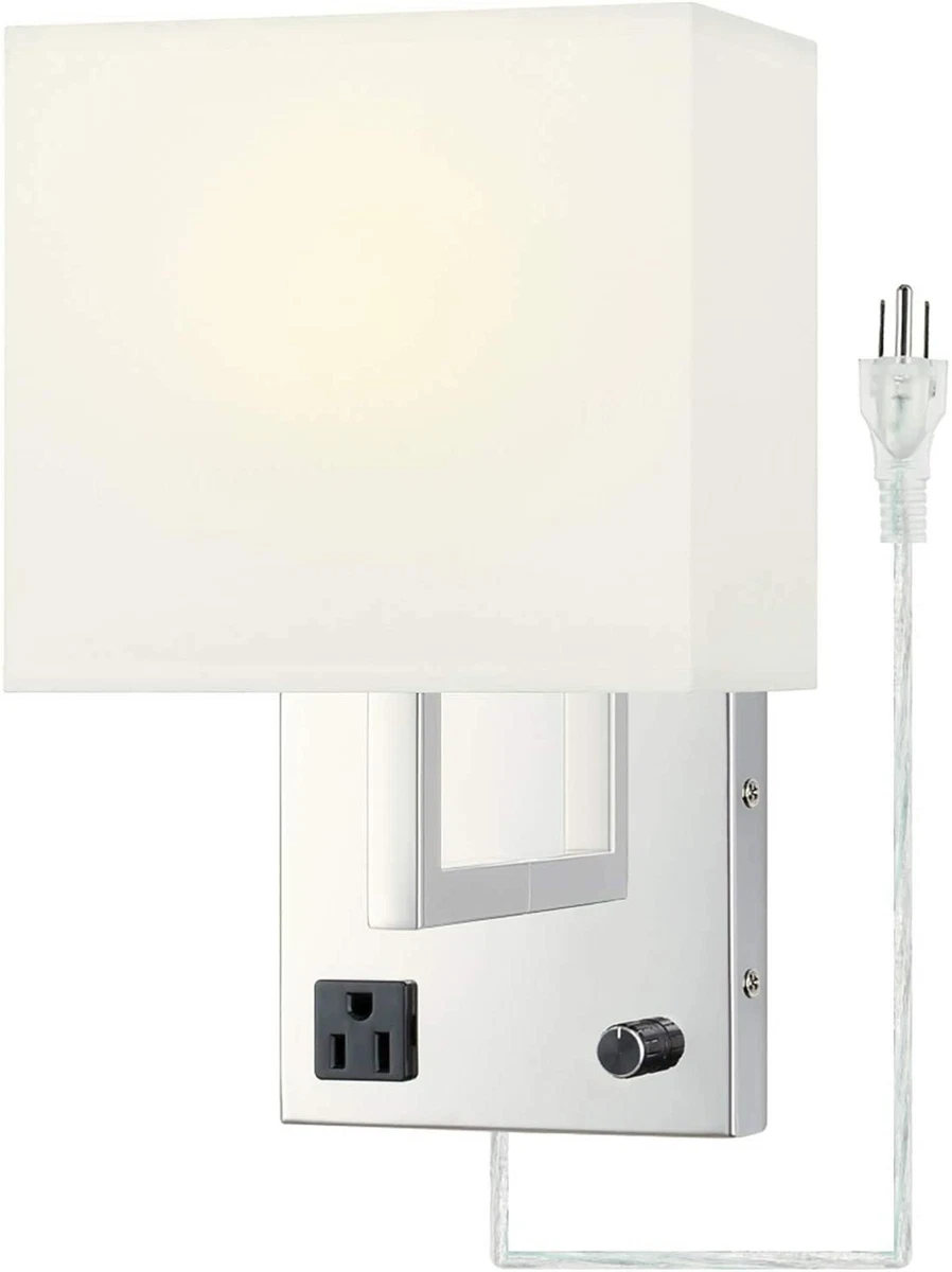 Wall sconce with outlet cheap plug