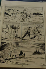 TAVOLA  ZAGOR DONATELLI DA IL SIGNORE NERO PAG 88