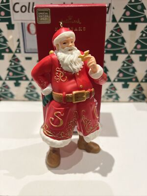 Weihnachtsmann Sonderedition Weihnachten Punze Andenken Ornament Neu im Karton
