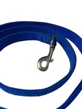 Blue Dog Leash 60  x 1  Heavy Duty Nylon Walking Training Pets