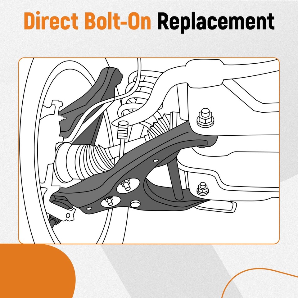 4x Suspension Kit Front Control Arm w/Sway Bar End Links for Nissan