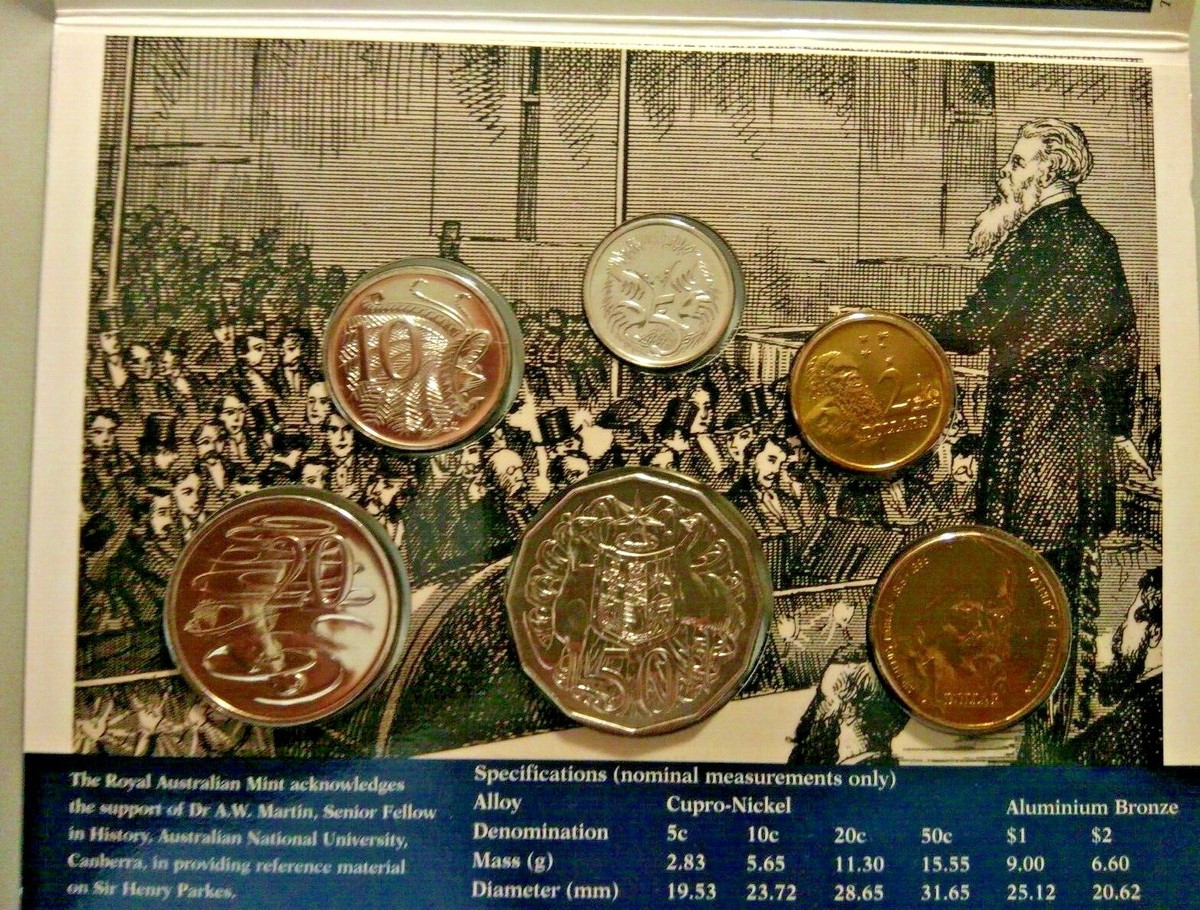 コレクション  AUSTRALIAN MINT 1996 Australian UNCIRCULATED COIN MINT SET. SIR HENRY PARKES RAM