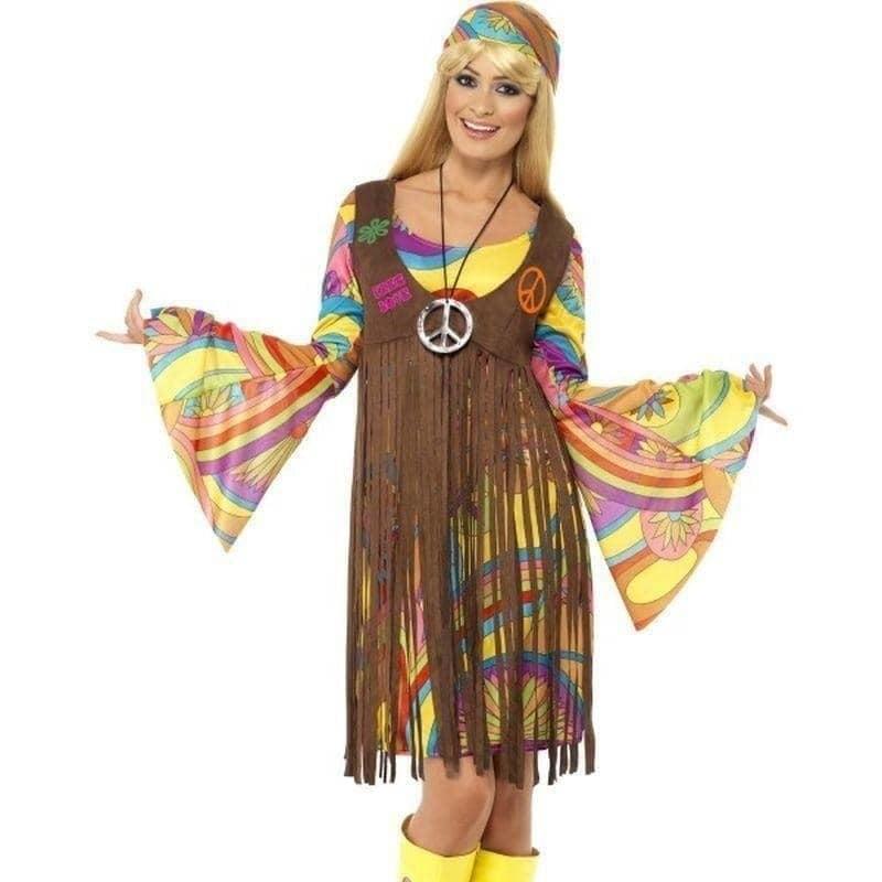 1960s Psychedelic Cnd Costume Adult Multi