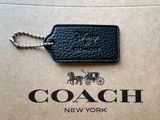 COACH Logo New York Disney Hang Tag Charm Purse with Chain Leather 2.5'' x 1.25"