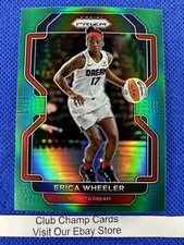 2022 #135 Erica Wheeler WNBA Panini Prizm Basketball Green Prizm Dream
