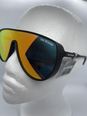 TRUE RELIGION Yellow Mirrored Aviator Sunglasses TR55848-MB1  display picture 3