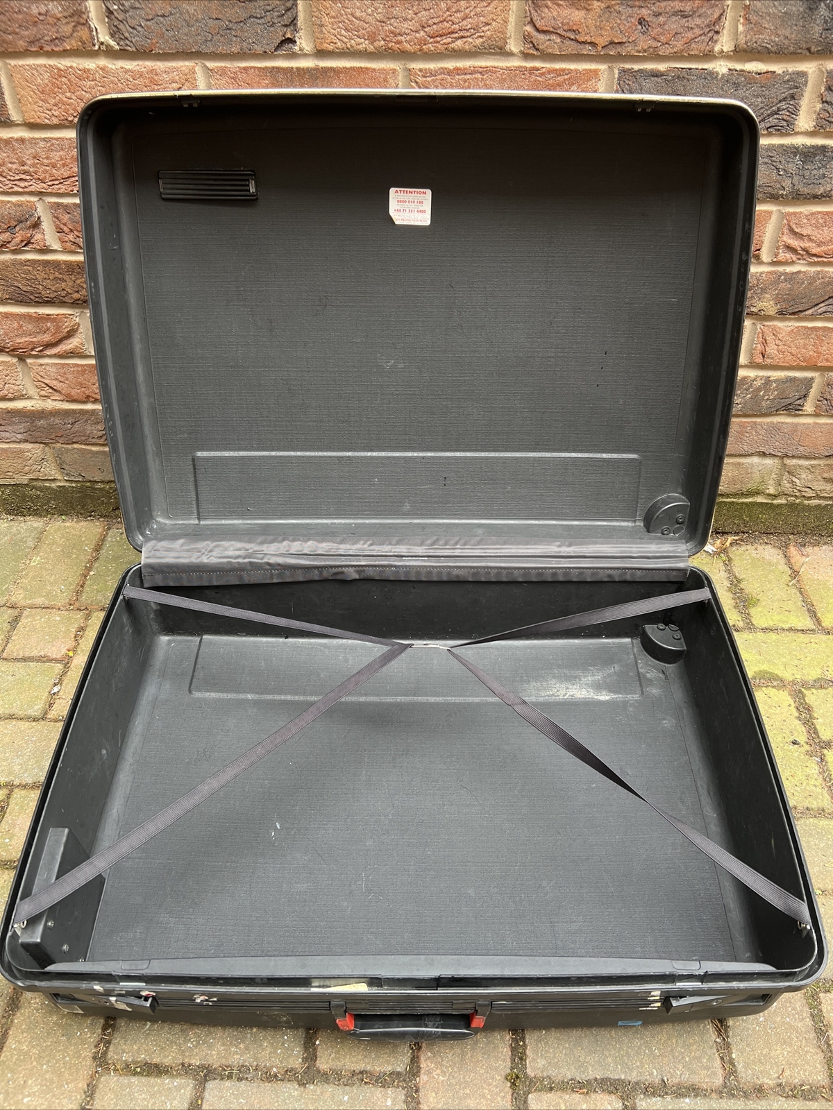 Delsey Black Hardshell Suitcase Key Lock 72x54cm eBay