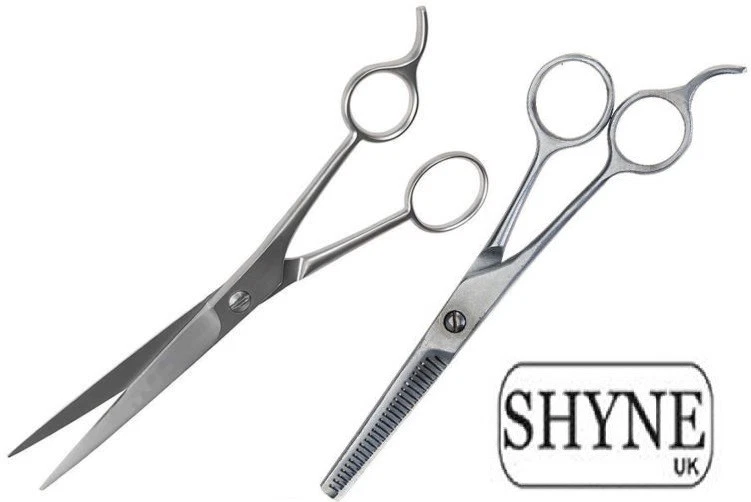 SHYNE U.K SET OF PROFESSIONAL HAIRDRESSING HAIR CUTTING BARBER SALOON SCISSORS SHEAR 6.5"