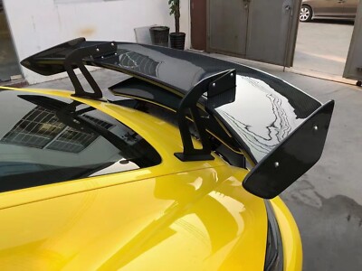 Carbon Rear Spoiler Wing GT4 Sty For Porsche 718 981 987 Boxster Cayman