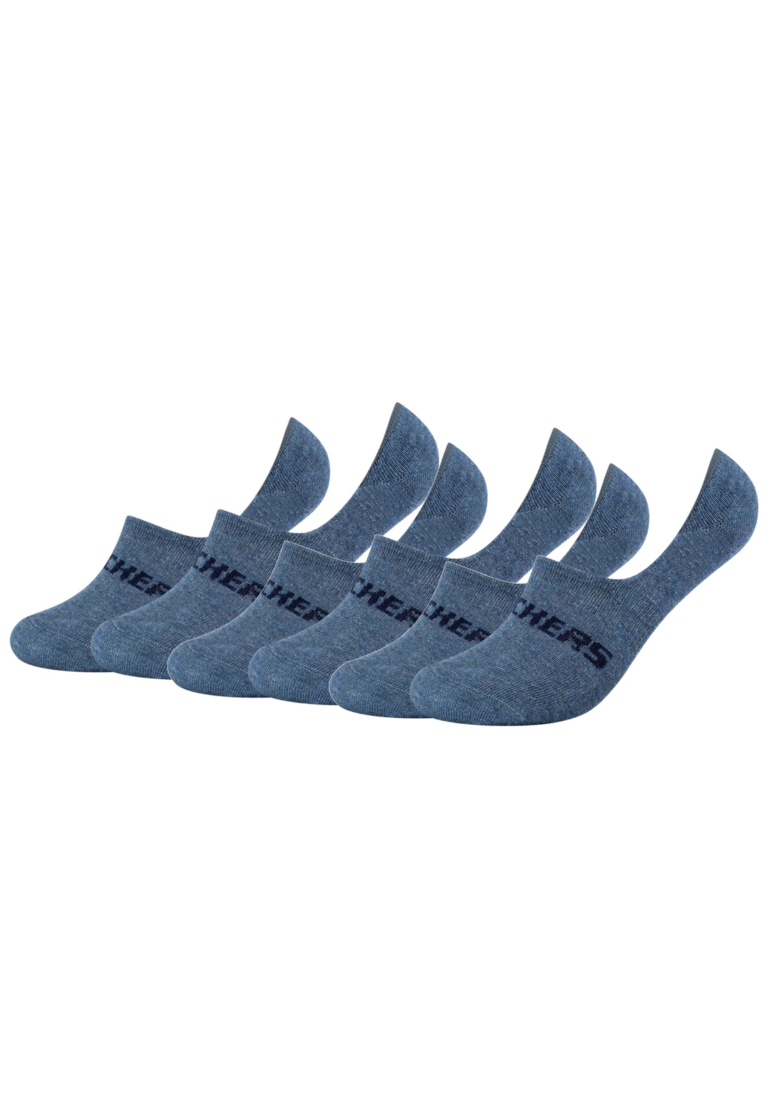 6 Paar Skechers Unisex Footies Mesh Ventilation Socken SK44008 3590₽