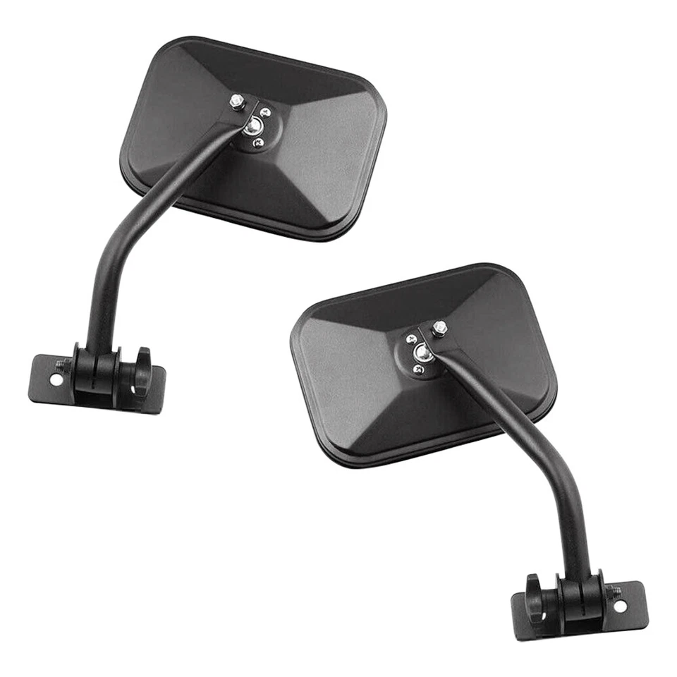 Espejos retrovisores con bisagra lateral L&R para Jeep Wrangler JK JKU CJ TJ YJ 97-17 Foto 3 de 4