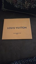 LOUIS VUITTON 8.5  x7  X 4.5  Authentic Paper Gift/Shopping Bag Small Orange
