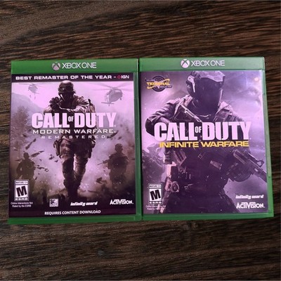 Call of Duty: Infinite Warfare & Modern Warfare Xbox One 2 Game COD Bundle CIB