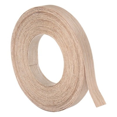 3/4 Inch x 49ft Wood Veneer Edge Banding, Iron on Red Oak Edging Strips