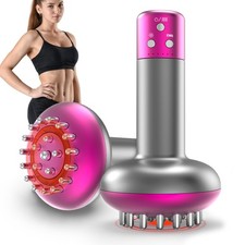 Electric Body Massager USB Rechargeable Heat Vibration Red Light Therapy Tool