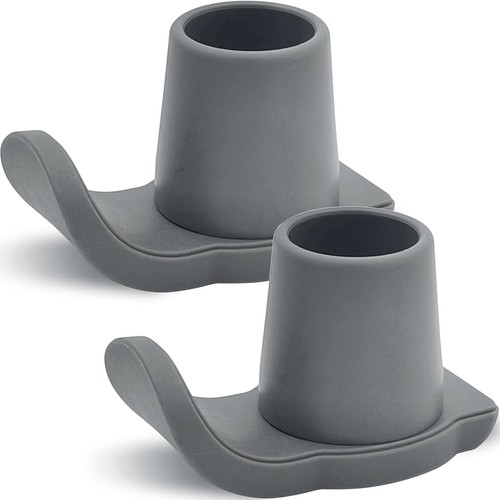 Medical Products Walker Ski Glides - 2 Pack, Universal Fit Gray 2-pcs