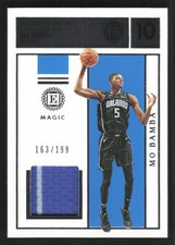 2019-20 Panini Encased Mo Bamba Label Materials #/199 Relic #LM-MOB Card