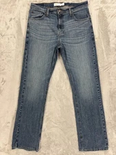 Levi Strauss Bootcut Jeans Mens 36x34 Blue StoneWash Western Stretch Denim