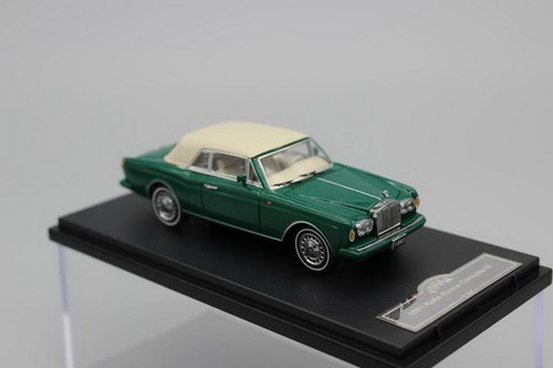 GFCC 1/64 Scale Rolls-Royce Corniche IV Green Diecast Car Model Toy Gift NIB - Picture 3 of 6