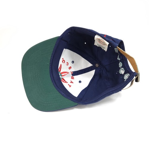 Vtg Tabasco Embroidered Peppers Strapback Hat Cap Hot Sauce - Picture 9 of 11