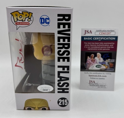 TOM CAVANAUGH HAND SIGNED AUTOGRAPH REVERSE FLASH FUNKO POP +JSA COA - Picture 3 of 7