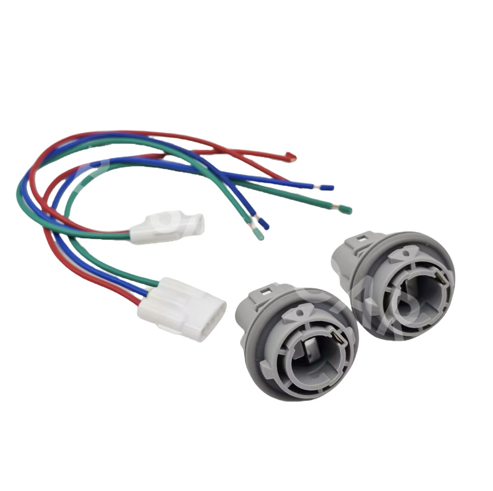 Turn Signal Light Bulb Socket & Connector Harness Set For Honda Acura