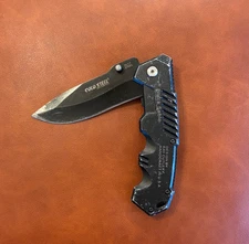 Cold Steel Black Sable Folding Knife Made In USA