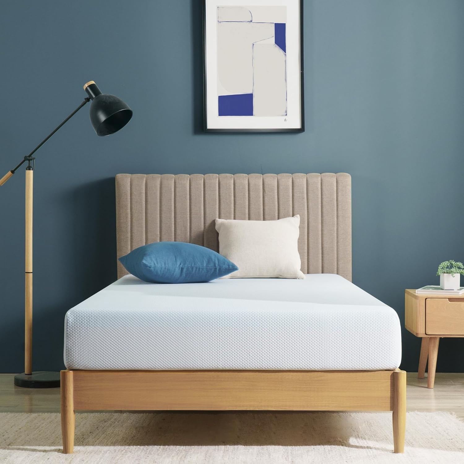 Cooling Memory Foam Mattress [ Version], Twin, Fiberglass