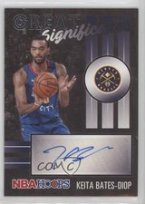 2020-21 Panini NBA Hoops Great SIGnificance Keita Bates-Diop #GS-KBD Auto wd9
