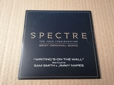 SPECTRE WRITING'S ON THE WALL SAM SMITH BEST ORIGINAL SONG FYC OSCAR PROMO CD